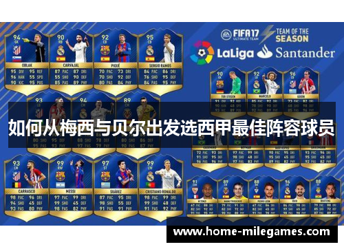 如何从梅西与贝尔出发选西甲最佳阵容球员